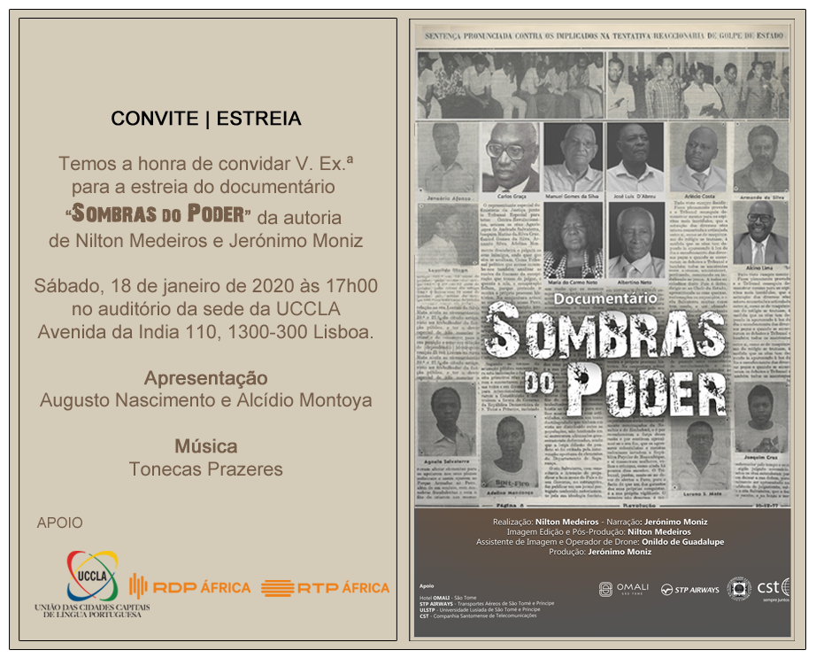 Documentário “Sombras do Poder”-Convite