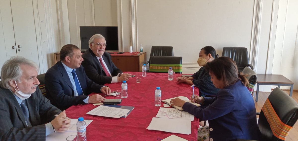 Reunião na Embaixada de Timor-Leste