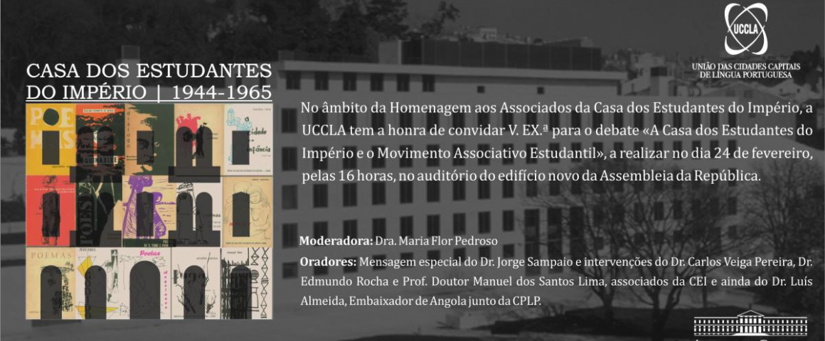 UCCLA promove debate sobre “A Casa dos Estudantes do Império e o Movimento Associativo Estudantil”