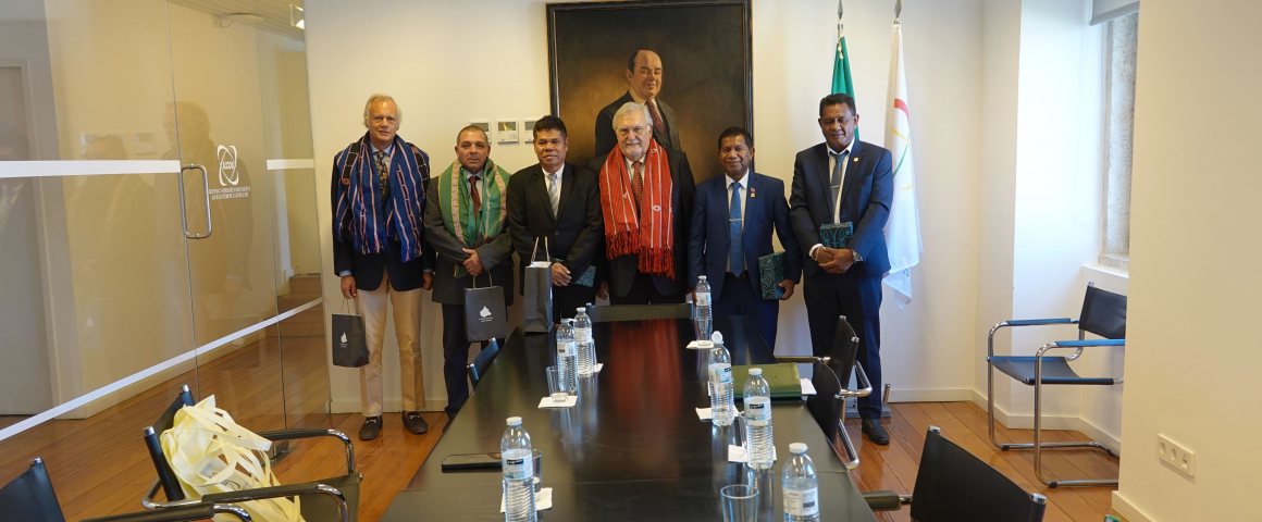 Delegação do Ministério da Administração Estatal de Timor-Leste visita a UCCLA