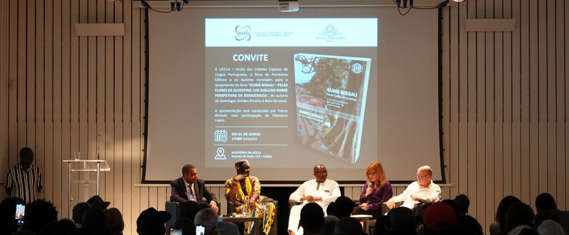 Lançamento do livro “Guiné-Bissau - Pelas Flores de Quitafine: Um diálogo sobre perspetivas de democracia” na UCCLA