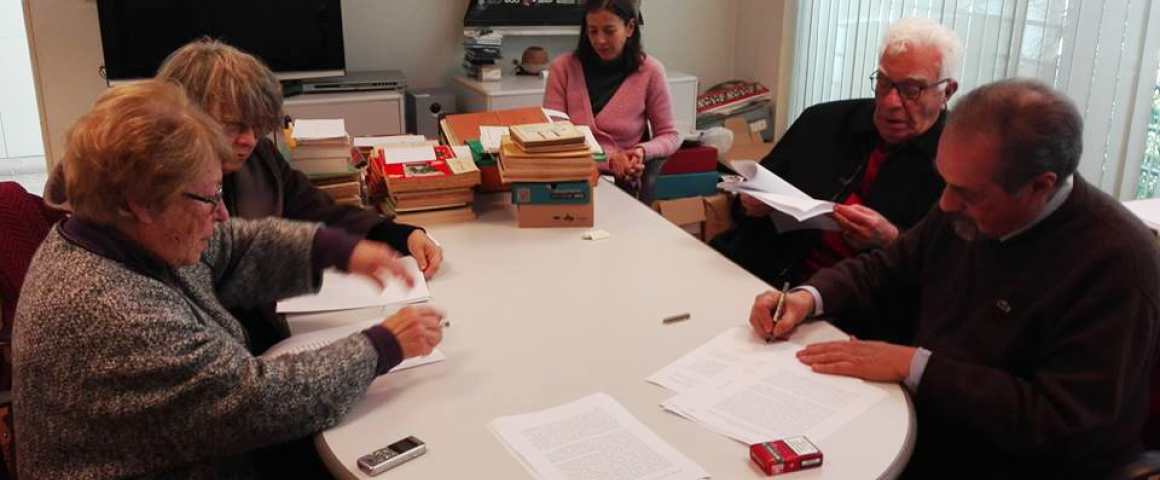 Protocolo de depósito da documentação referente à Casa dos Estudantes do Império na Fundação Mário Soares