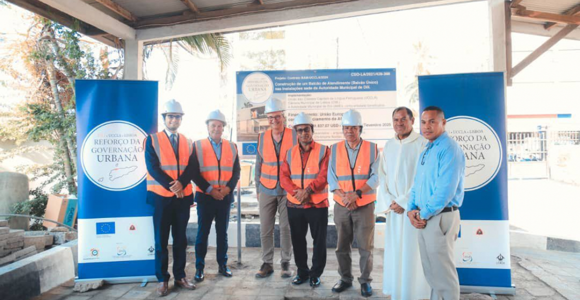 Lançamento da primeira pedra do Balcão de Atendimento Municipal de Díli