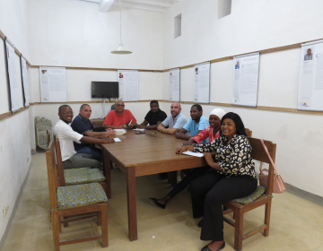 Reuniões de trabalho na Ilha de Moçambique