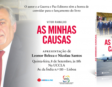  Lançamento do livro “As minhas causas” de Vitor Ramalho