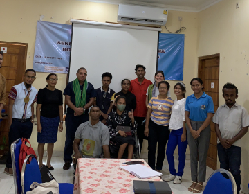 Encontro com Associação de Deficientes de Timor-Leste 