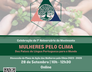 UCCLA participa no primeiro aniversário do movimento Mulheres pelo Clima