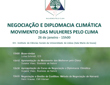 Negociação e Diplomacia Climática - Movimento das Mulheres Pelo Clima 