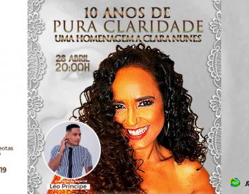 Música ao vivo com Carla Visi - “10 anos de pura claridade”