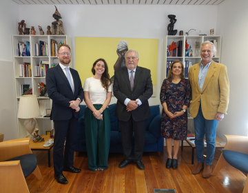 Reunião com delegação da Prefeitura de São Paulo