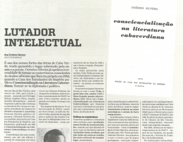 Lutador intelectual - Onésimo Silveira