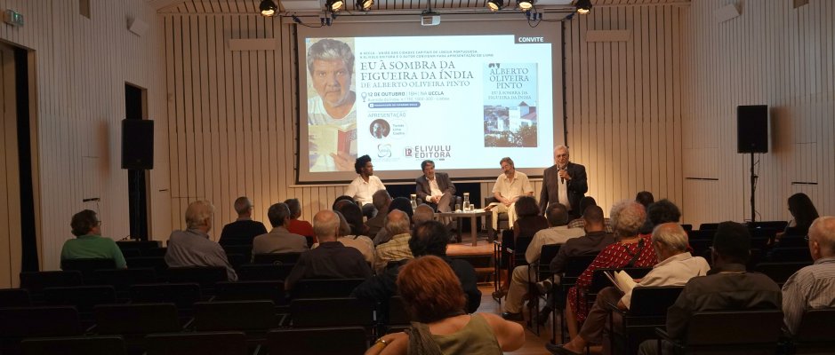 Apresentação do livro “Eu à sombra da Figueira da Índia” de Alberto Oliveira Pinto na UCCLA