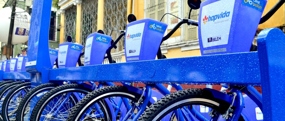 Sistema de bicicletas partilhadas em Belém