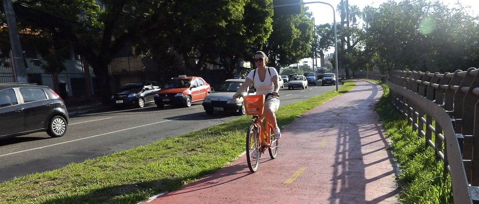 Porto Alegre com novas ciclovias