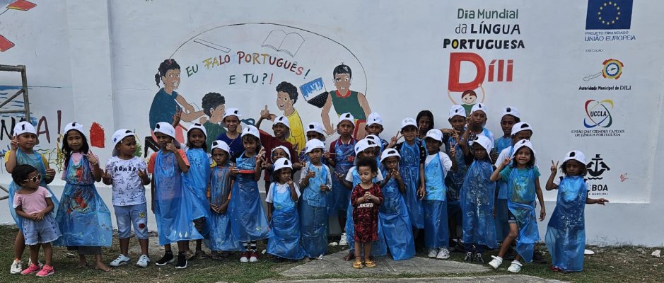 Iniciativa simbólica no Dia Mundial da Língua Portuguesa em Díli