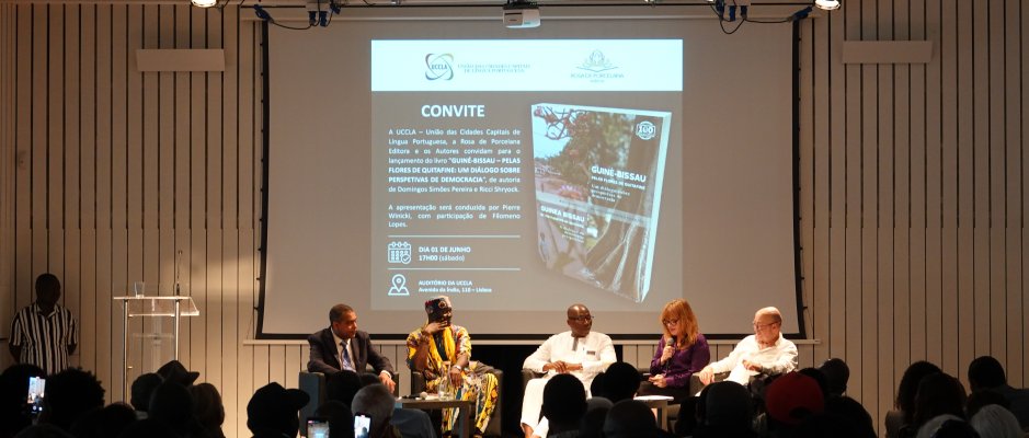 Lançamento do livro “Guiné-Bissau - Pelas Flores de Quitafine: Um diálogo sobre perspetivas de democracia” na UCCLA