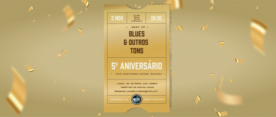 Blues & Outros Tons assinalam aniversário na UCCLA