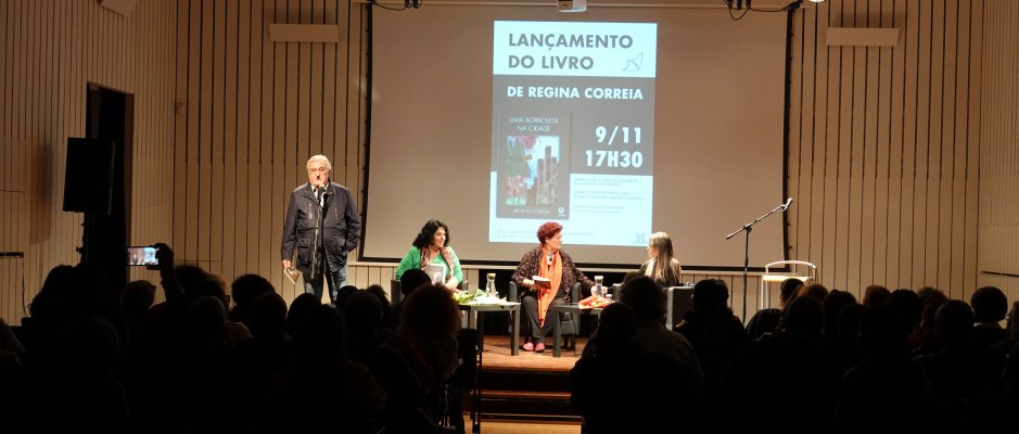 UCCLA recebeu lançamento do livro “Uma Borboleta na Cidade” de Regina Correia 