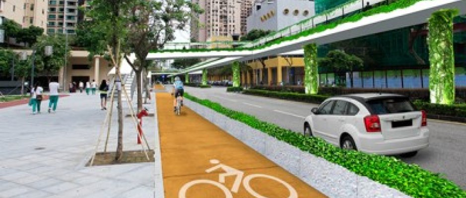 Projeto de ciclovias para centro da Taipa