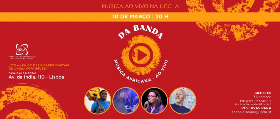 Música ao vivo na UCCLA com o grupo “Da Banda”