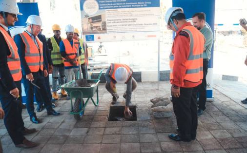 Lançamento da primeira pedra do Balcão de Atendimento Municipal de Díli