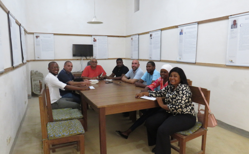 Reuniões de trabalho na Ilha de Moçambique