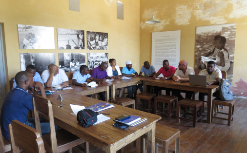 Reuniões de trabalho na Ilha de Moçambique