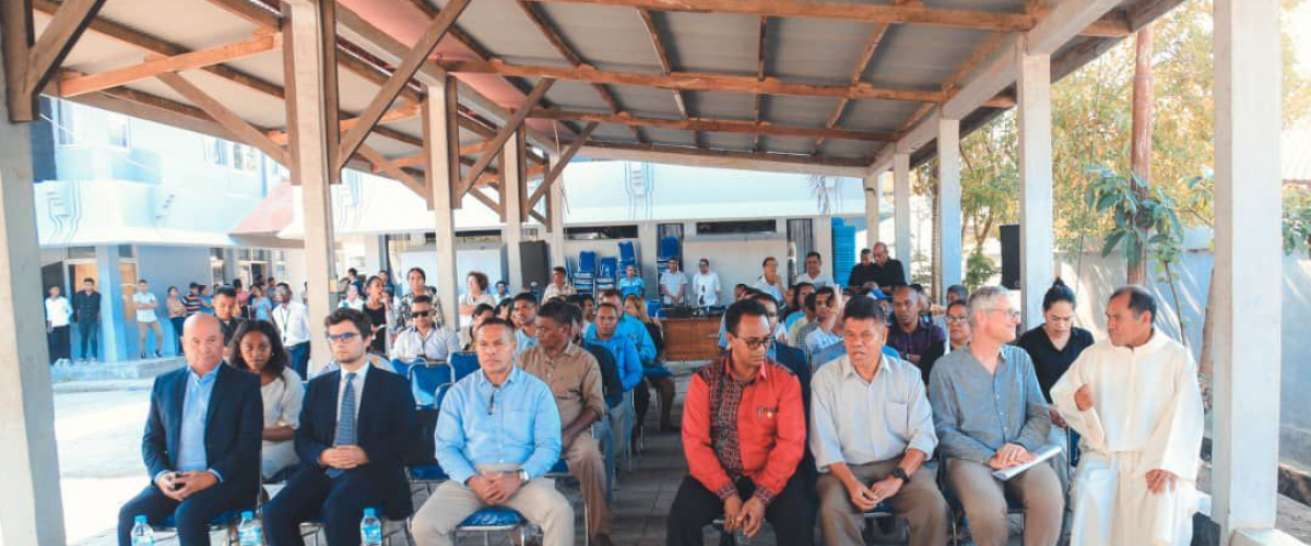 Lançamento da primeira pedra do Balcão de Atendimento Municipal de Díli