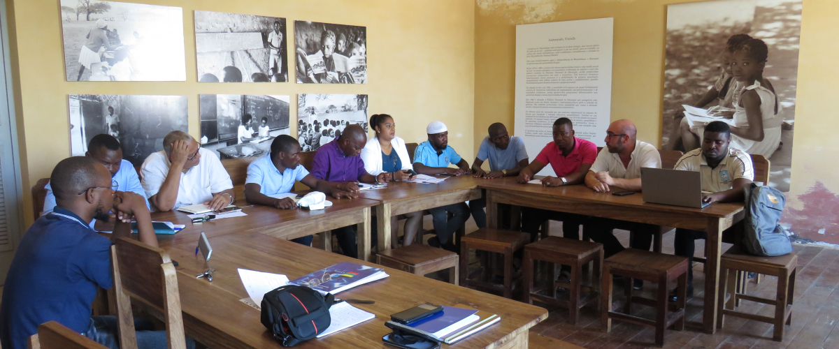 Reuniões de trabalho na Ilha de Moçambique