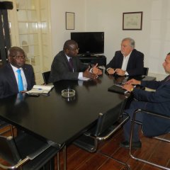 Audiência com delegação da Embaixada da República da Guiné-Bissau em Portugal