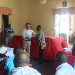 Cerimónia de entrega das Fichas de Cadastro da Ilha de Moçambique