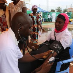 OMS organizou a primeira feira de saúde na Guiné-Bissau