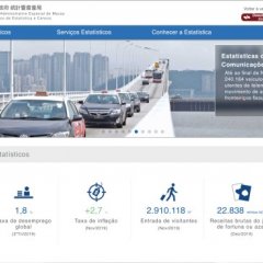 Serviços de Estatística e Censos de Macau têm nova página eletrónica